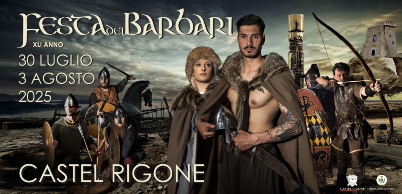 Poster festa dei barbari 2025